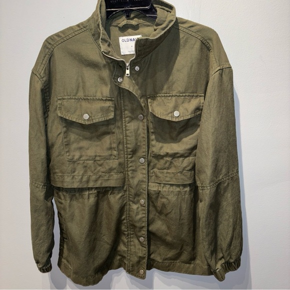 Old Navy Women’s SzM Color Alpine Tundra Utility‎ Jacket Mid Length Pockets - Picture 1 of 10